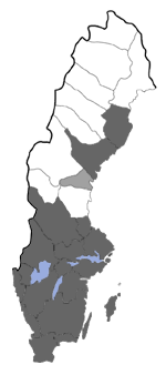 Distribution map - Acleris sparsana