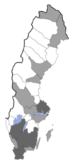 Distribution map - Coleophora antennariella