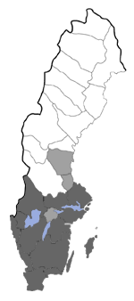 Distribution map - Crassa tinctella
