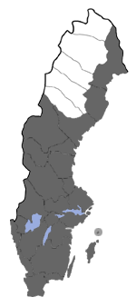 Distribution map - Eupithecia tenuiata